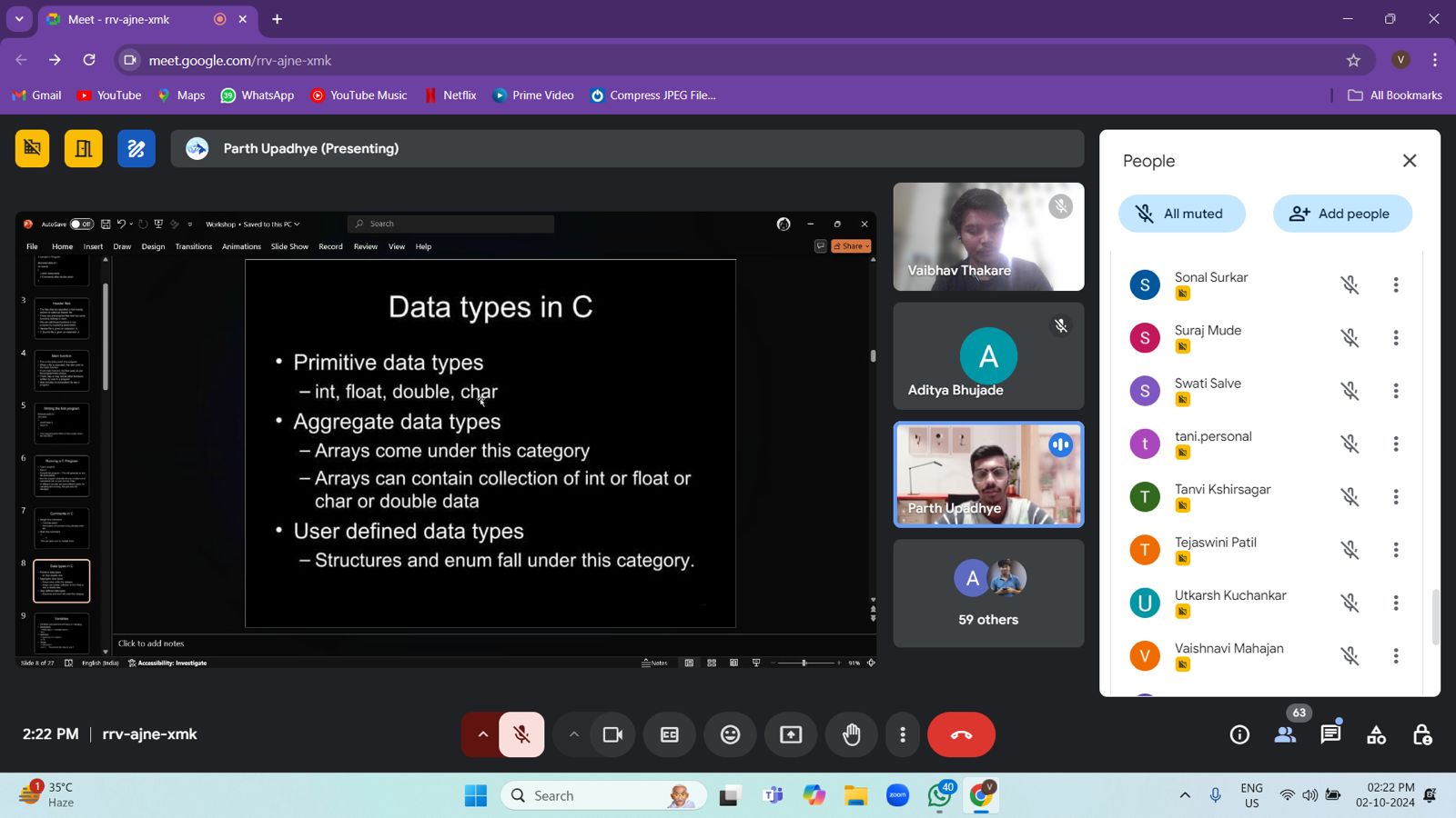 Aptitude Session